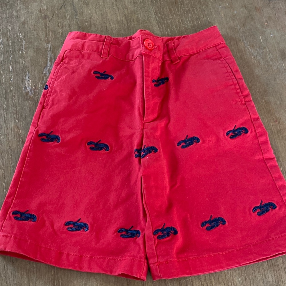 Lobster Embroidered Shorts